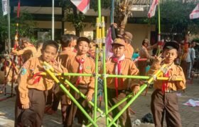 PARA SISWA MINU MENJADI JUARA PRAMUKA